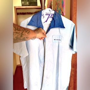 Vintage 1970’s McDonalds Zip-up Work Shirt